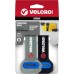 VELCRO Brand Power Cord Wraps | Heavy Duty Straps for Extension Cords, Garage or RV Organization | Slotted Grommet for Strong Snag Free Cinching | 16 Inch, 2Pk, Black and Gray